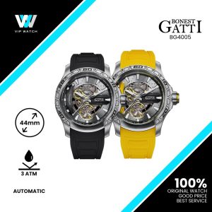 Bonest Gatti Hollow Skeleton Automatic Men Watch BG4005